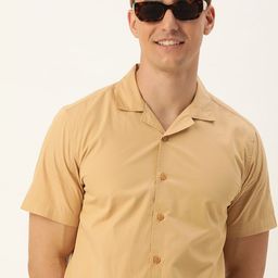 Harvard Men Classic Slim Fit Cuban Collar Pure Cotton Casual Shirt-image-84