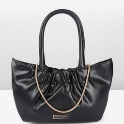Van Heusen Self-Design Shoulder Bag with Chain Strap-58