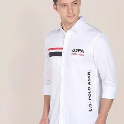 u.s. polo assn. U S Polo Assn Printed Cotton Casual Shirt-picture-11