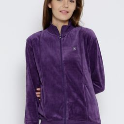 SDL by Sweet Dreams Purple Velour Sweatshirt-picture-14