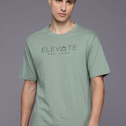 HRX by Hrithik Roshan Typography Printed Pure Cotton Yoga T-shirt-image-21