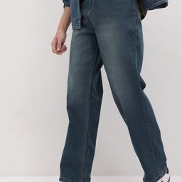 The Roadster Life Co. Men Mid-Rise Light Fade Relaxed Fit Stretchable Jeans-image-21