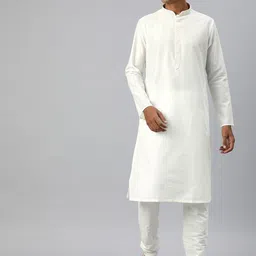 Manthan Men Solid Regular Kurta with Churidar-picture-8