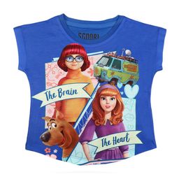 Scooby-Doo Girls Blue Printed Top-image-32
