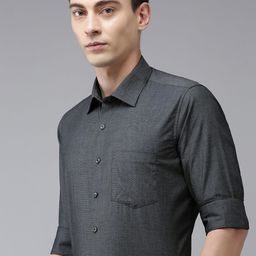 Van Heusen Men Slim Fit Pure Cotton Formal Shirt-image-70