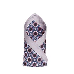 Alvaro Castagnino Grey Printed Pocket Square-image-32