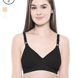 BODYCARE Pack of 3 Self Design Full Coverage Non-Wired Non-Padded Everyday Bra-7