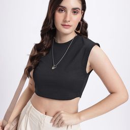 glitchez Midnight Pop Sleeveless Crop Top-picture-19