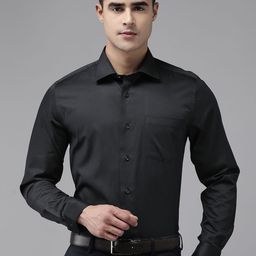 Blackberrys Men Slim Fit Opaque Formal Shirt-image-31