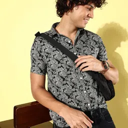 CS LIFE Classic Floral Printed Casual Shirt-image-56