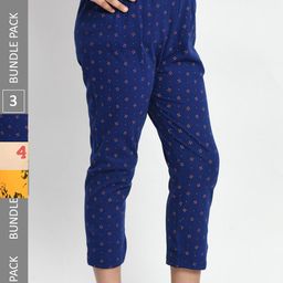 BAESD Girls Pack of 3 Printed Pure Cotton Capris-picture-33
