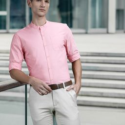 INVICTUS Solid Slim Fit Pure Cotton Formal Shirt-image-47