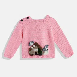 CHUTPUT Kids Conversational Crochet Woollen Pullover-image-93