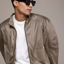 WROGN Mock Collar Bomber Jacket-image-16