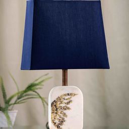 POSH-N-PLUSH Blue & White Winged Printed Contemporary Table Lamp-13