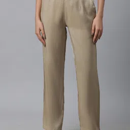 elleven Women Straight Fit Cropped Trousers-image-78