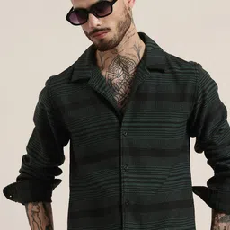 HERE&NOW Opaque Checked Casual Shirt-picture-31
