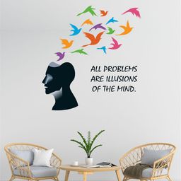 rawpockets Multi-Coloured Quote Wall Sticker-22
