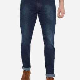 JADE BLUE Men Blue Straight Fit Light Fade Jeans-image-111