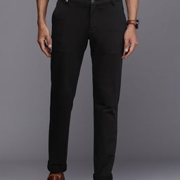 Louis Philippe Sport Men Mid-Rise Slim Fit Smart Casual Trousers-picture-10