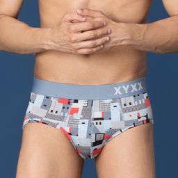 XYXX Men Printed Anti-Roll Basic Briefs XYBRF195-picture-47