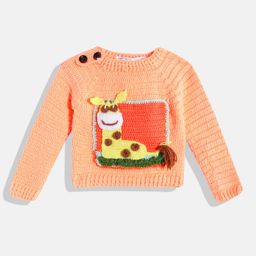 CHUTPUT Kids Conversational Crochet Woollen Pullover-image-93