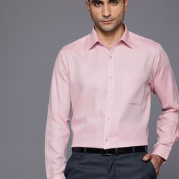 Raymond Pure Cotton Slim Fit Opaque Formal Shirt-picture-22