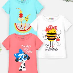 YK X Trampoline Girls 3 Printed Applique T-shirt-image-23