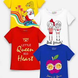 YK X Trampoline Girls 4 Printed Applique T-shirt-image-45