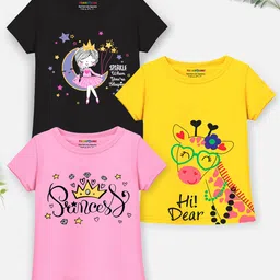 YK X Trampoline Girls 3 Printed Applique T-shirt-image-70
