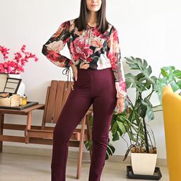 FableStreet High-Rise LivIn Air Bootcut Trousers-image-66
