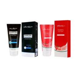 GEMBLUE BioCare Set Of Charcoal Facial Foam & Strawberry Face Wash-49