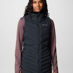 Columbia Women Joy Peak II Long Vest Lightweight Outdoor Puffer Jacket-image-24