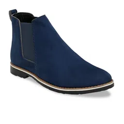 Roadster Men Navy Blue Solid Chelsea Boots-picture-25