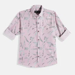 CAVIO Boys Comfort Abstract Printed Casual Shirt-image-65