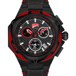 DUCATI CORSE Men Black Printed Dial Bracelet Style Straps Analogue Watch DTWGC2019004-45