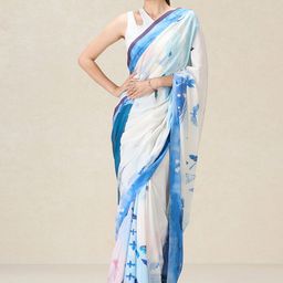 navyasa by liva Ethnic Motifs Printed Liva Saree-image-36