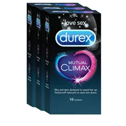 Durex Pack of 3 Mutual Climax Lubricated Condoms-picture-28