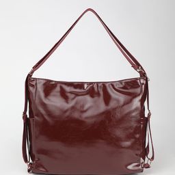 LULU & SKY PU Bucket Shoulder Bag with Bow Detail-14