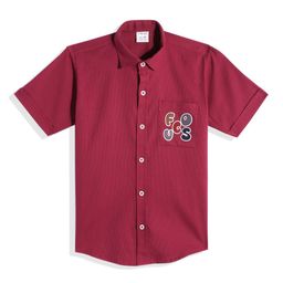 CAVIO Boys Solid Cotton Linen Shirt-image-90