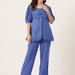 MISRI Gathers Detail Top & Trouser With Slip Co-Ords-image-23