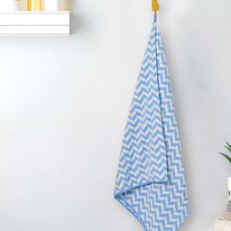 MARKET99 Blue 1 Striped 300 GSM Bath Towel-image-25