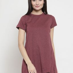 Kalt Women Maroon Solid Tunic-picture-28