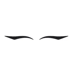 Comet Busters Glitter Eyeliner Sticker - Black-58
