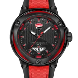 DUCATI CORSE Men Black Dial & Multicoloured Straps Analogue Watch - DTWGN2018904-image-39