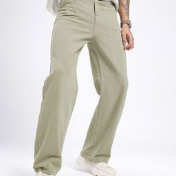 glitchez Men Timeless Classic Wide Leg Jeans-image-43