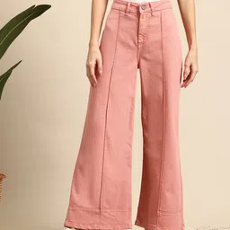 Mast & Harbour Women Wide Leg Jeans-picture-2