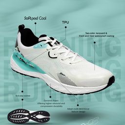 Xtep Men Mesh Running Shoes image 4