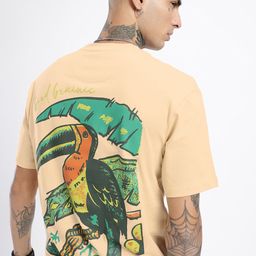 glitchez Urban Dope Printed Relaxed Fit T-shirt-image-51