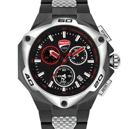 DUCATI CORSE Men Black Printed Dial & Silver Toned Straps Analogue Watch DTWGI2019009-image-17
